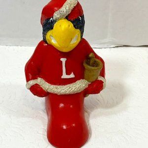 VTG Univ of Louisville Cardinals Mascot Collegiate Christmas Figurine Standing